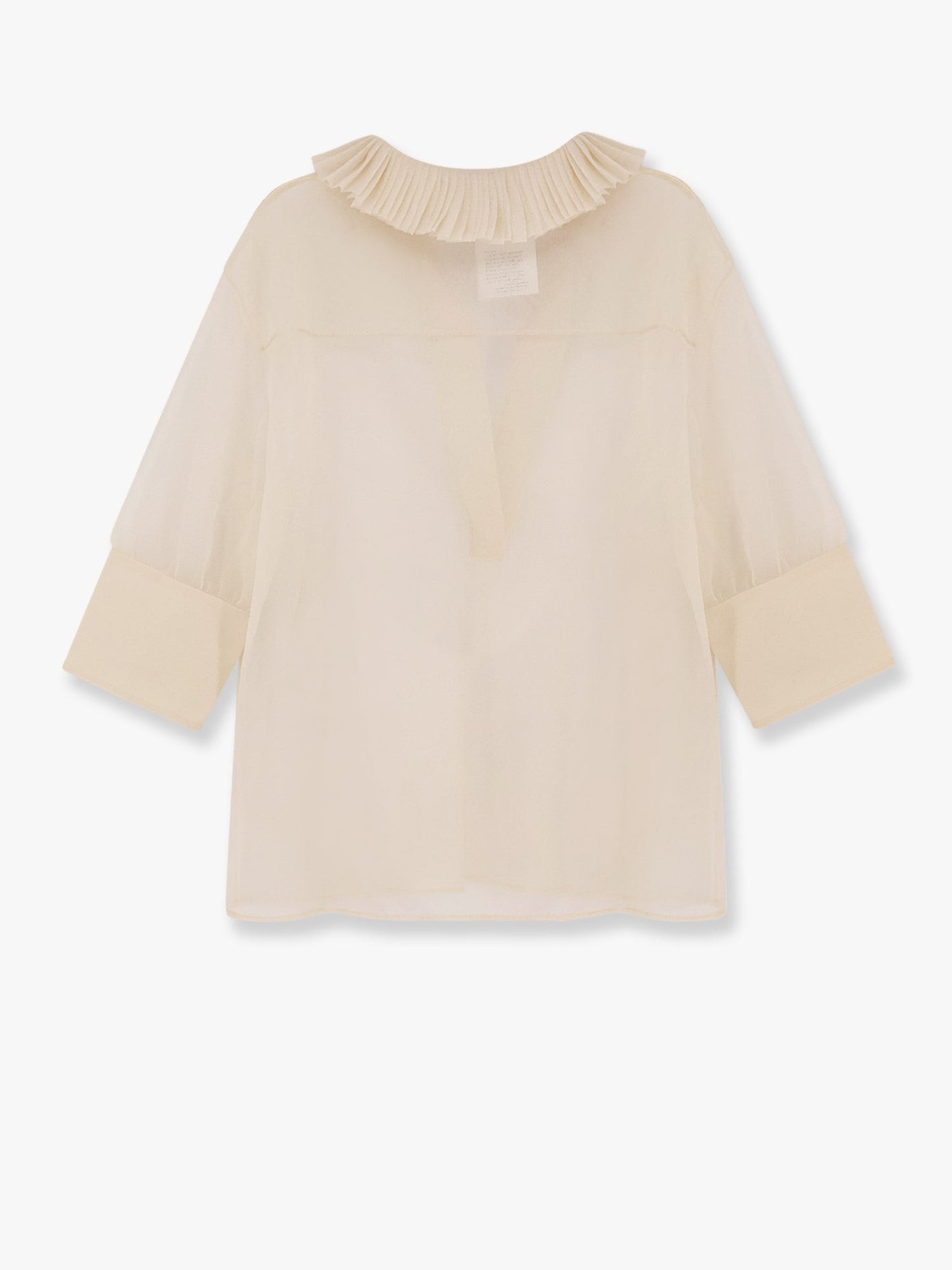 Philosophy Di Lorenzo Serafini Transparent voile shirt