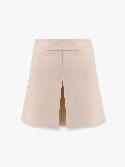 Celine Trapeze mini wool and silk skirt