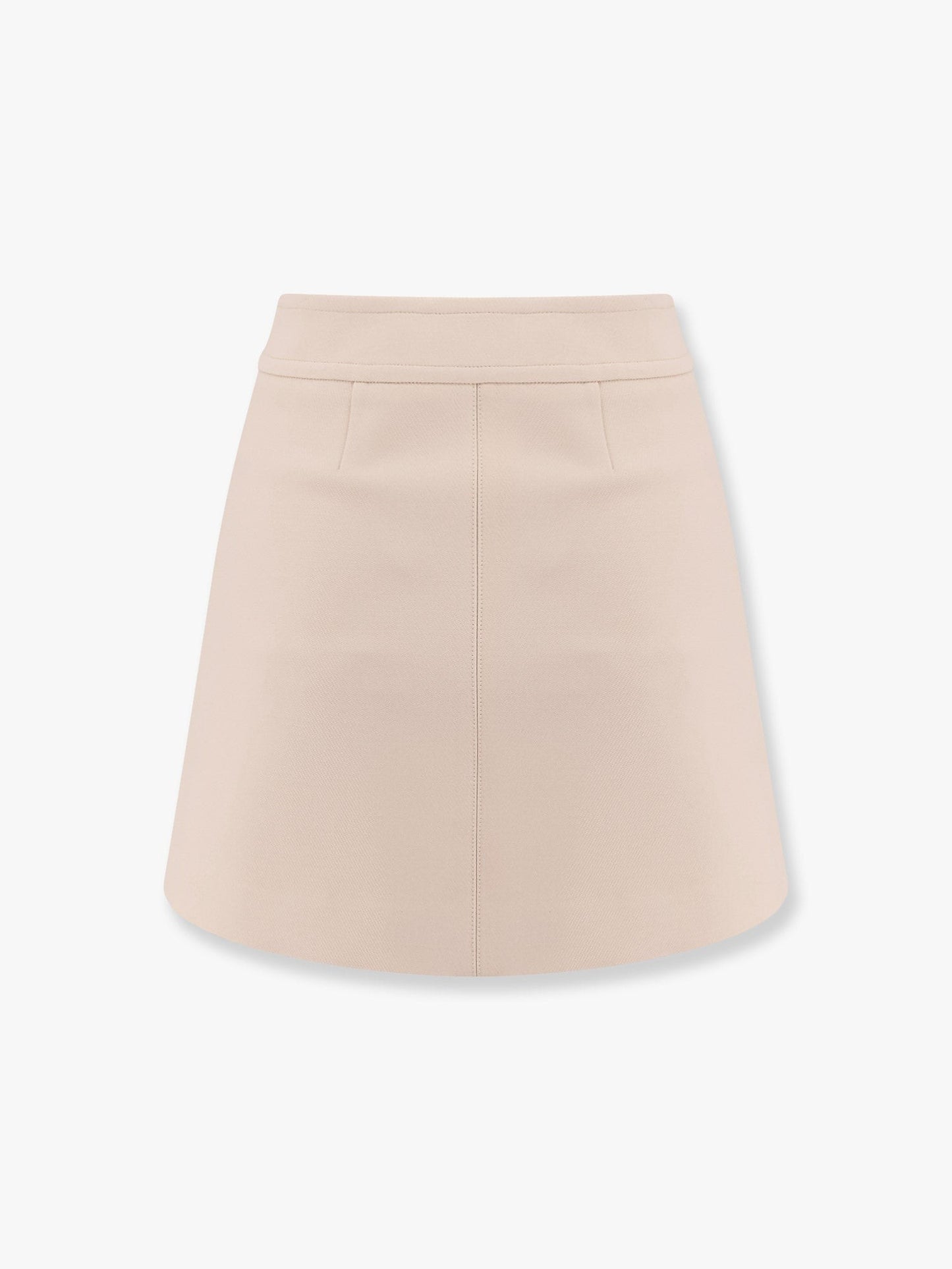 Celine Trapeze mini wool and silk skirt