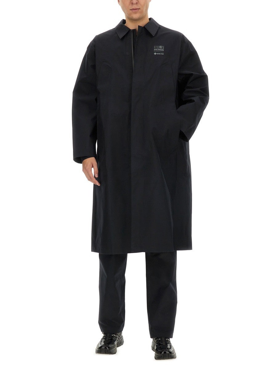 MM6 MAISON MARGIELA X SALOMON TRENCH COAT WITH LOGO