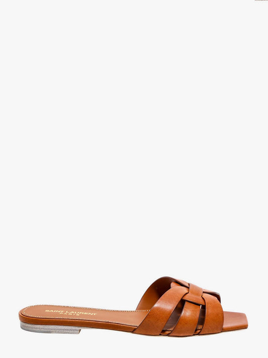 Saint Laurent Tribute leather sandals