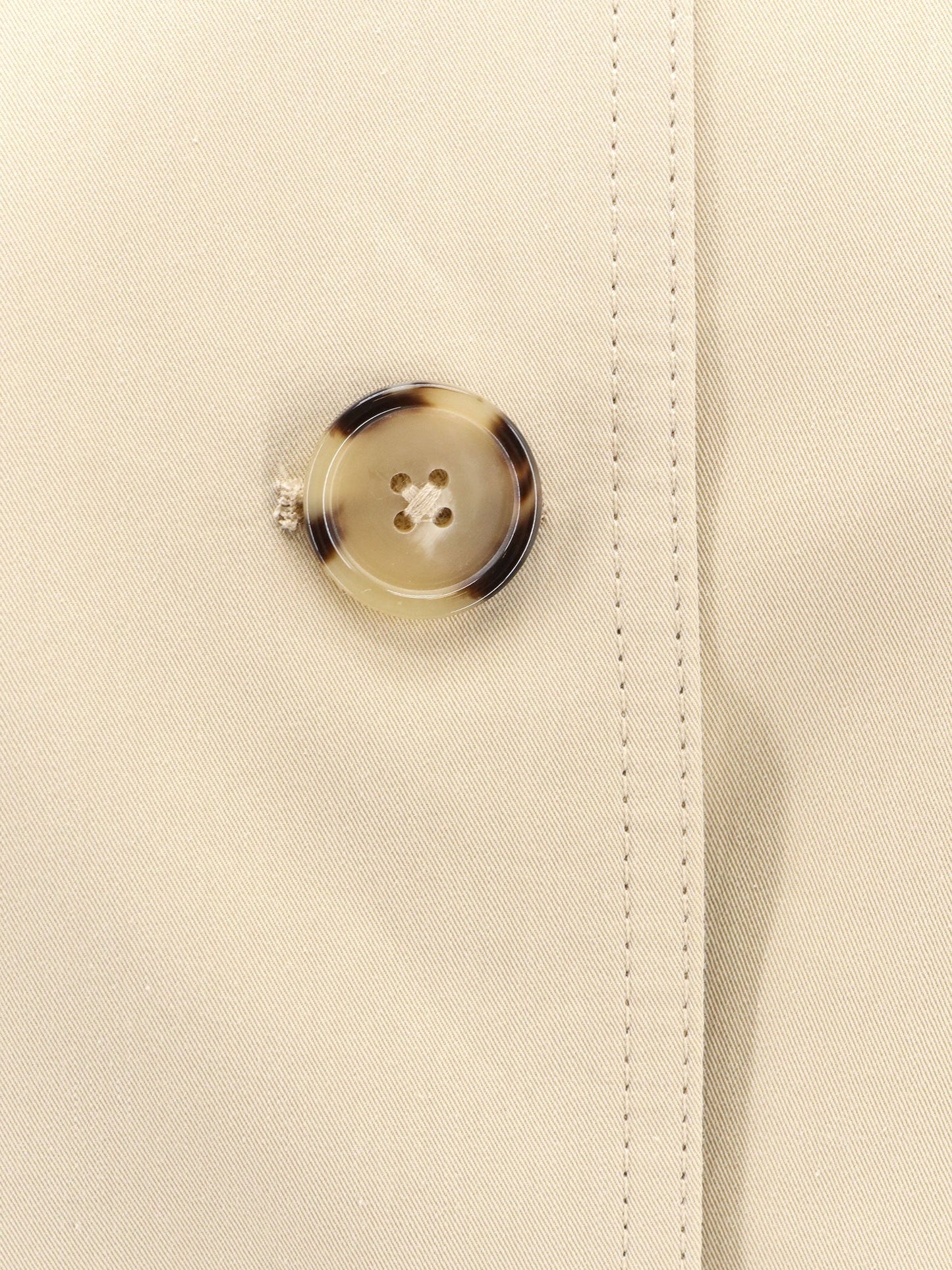 TOTEME Tumbled cotton and silk trench coat