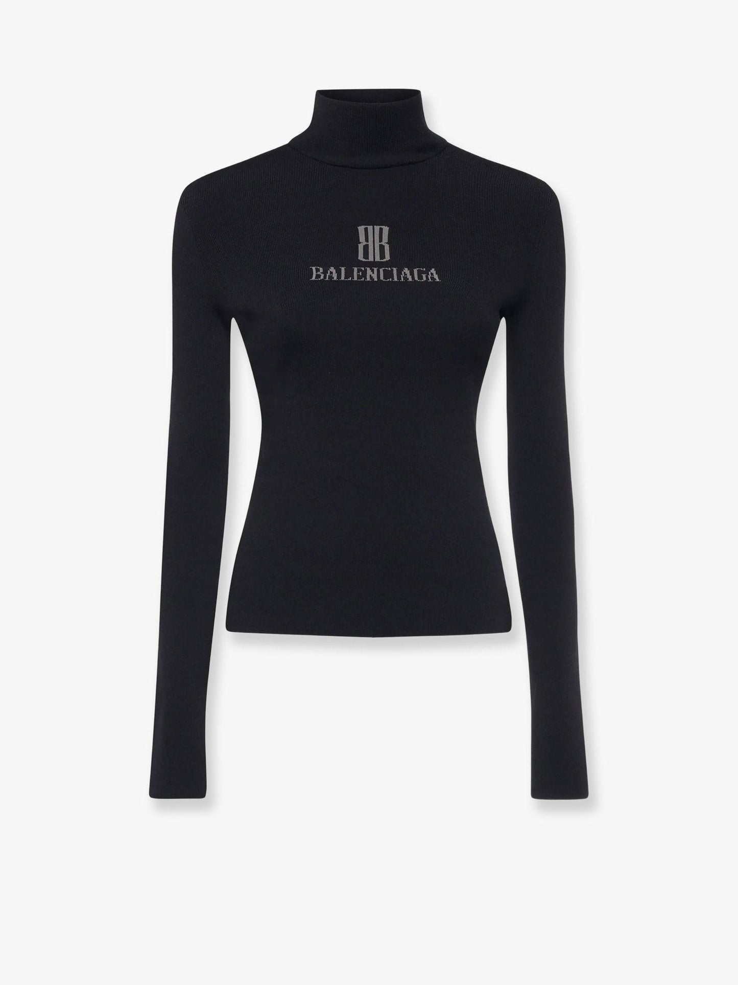 Balenciaga Turtleneck with lettering logo on the front