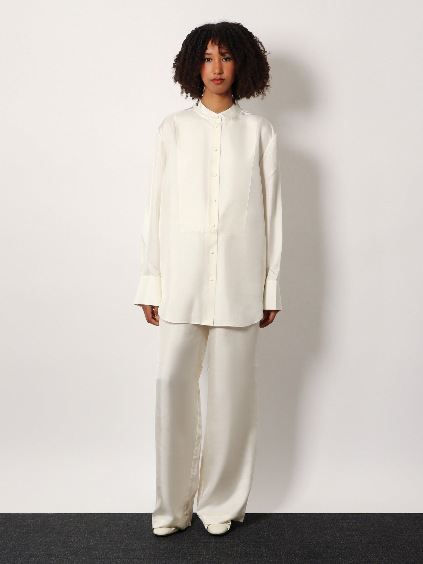 ROHE Tuxedo silk shirt