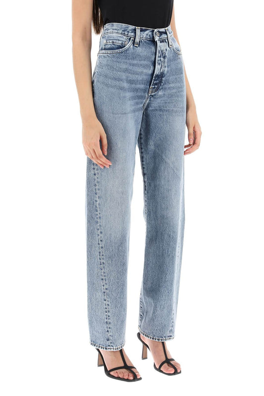 TOTEME twisted seam straight jeans