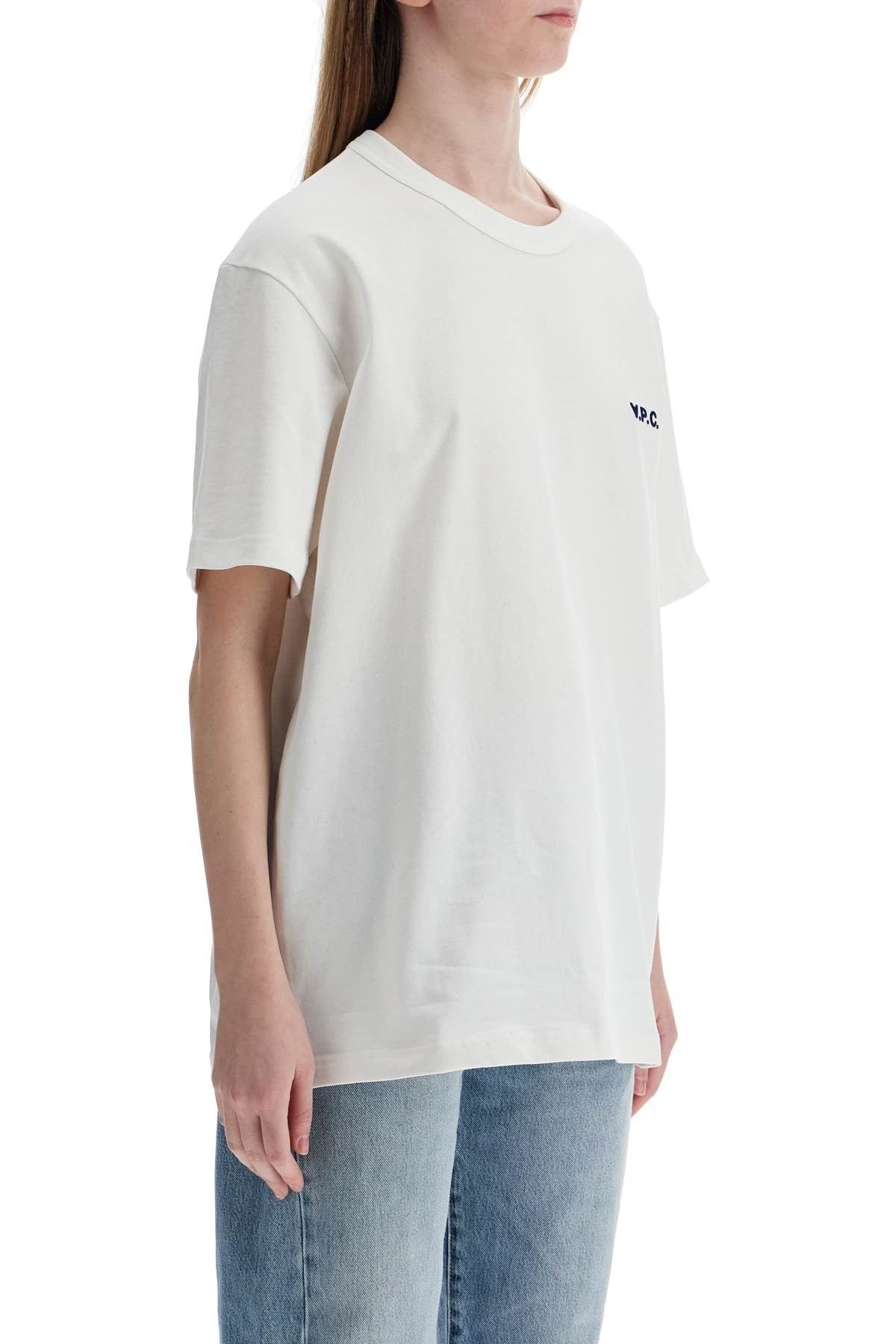 A.P.C. unisex boxy t-shirt in organic cotton white