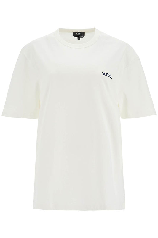 A.P.C. unisex boxy t-shirt in organic cotton white