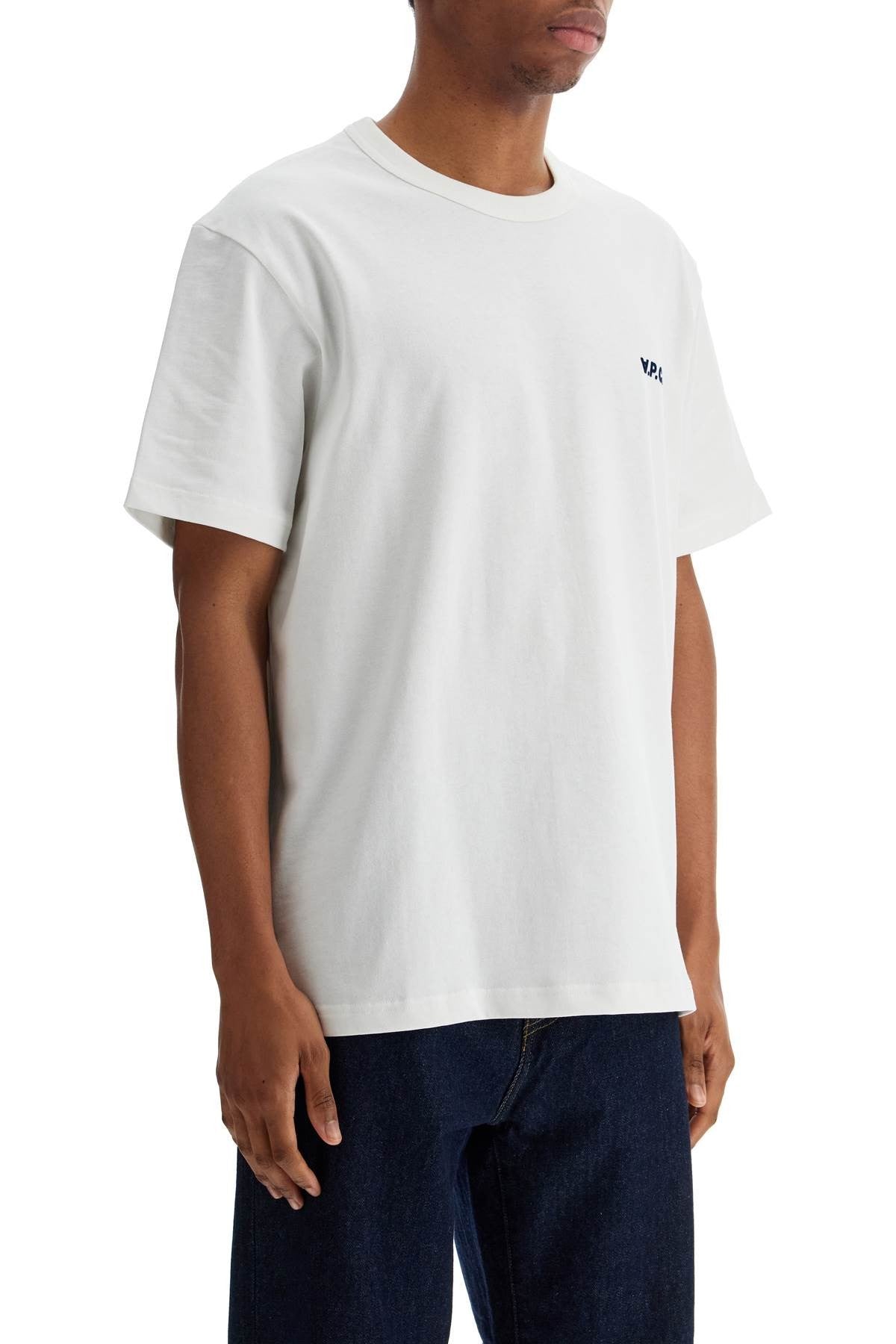 A.P.C. unisex boxy t-shirt in organic cotton white