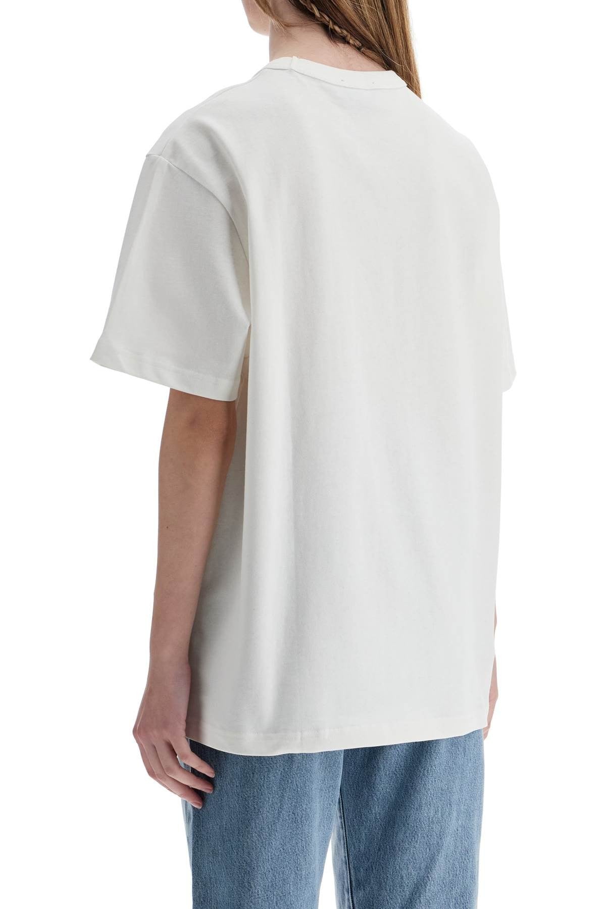 A.P.C. unisex boxy t-shirt in organic cotton white