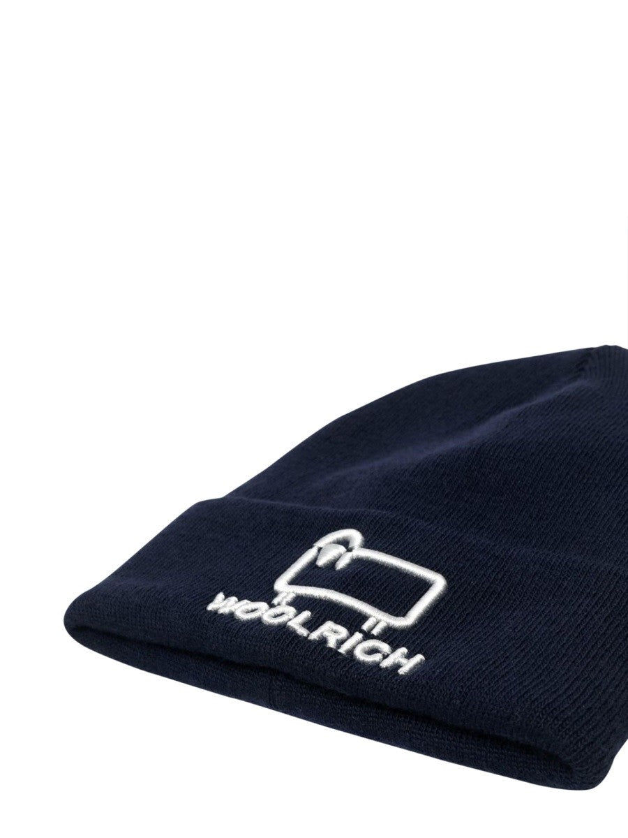 Woolrich UNISEX LOGO BEANIE