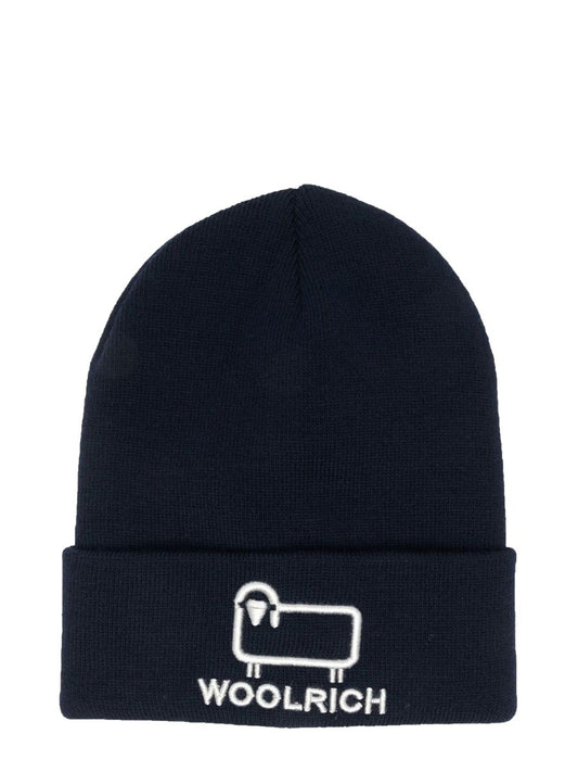 Woolrich UNISEX LOGO BEANIE