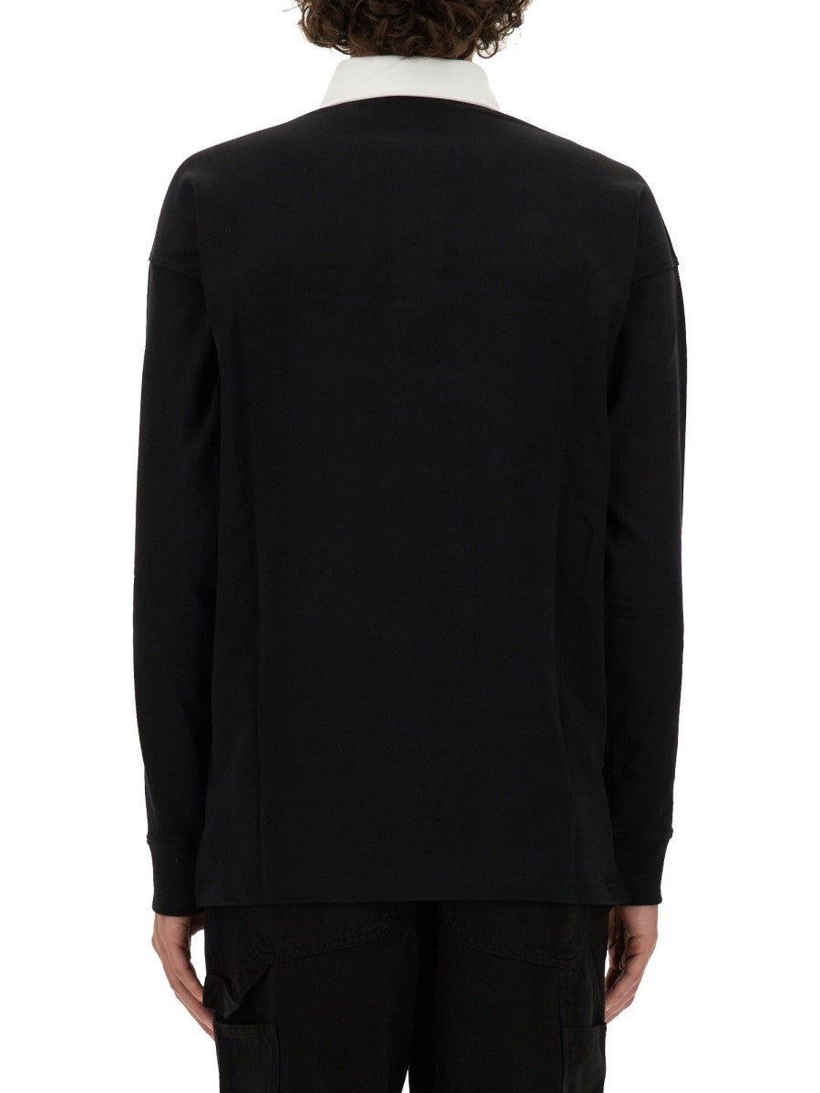 Moschino UPSIDEDOWN LOGO POLO SHIRT