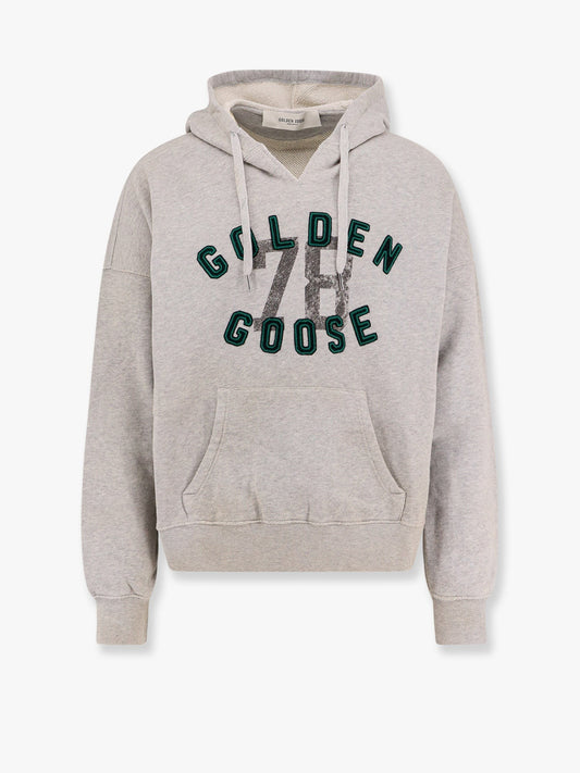 Golden Goose Deluxe Brand Used effect cotton sweatshirt