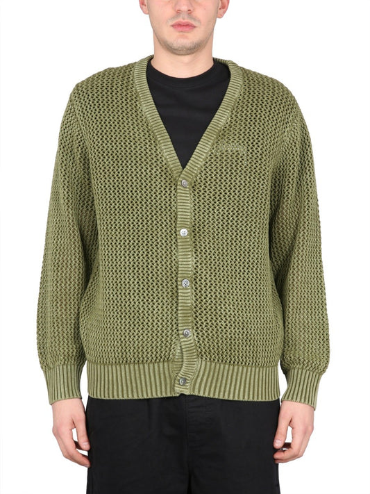 STUSSY V-NECK CARDIGAN