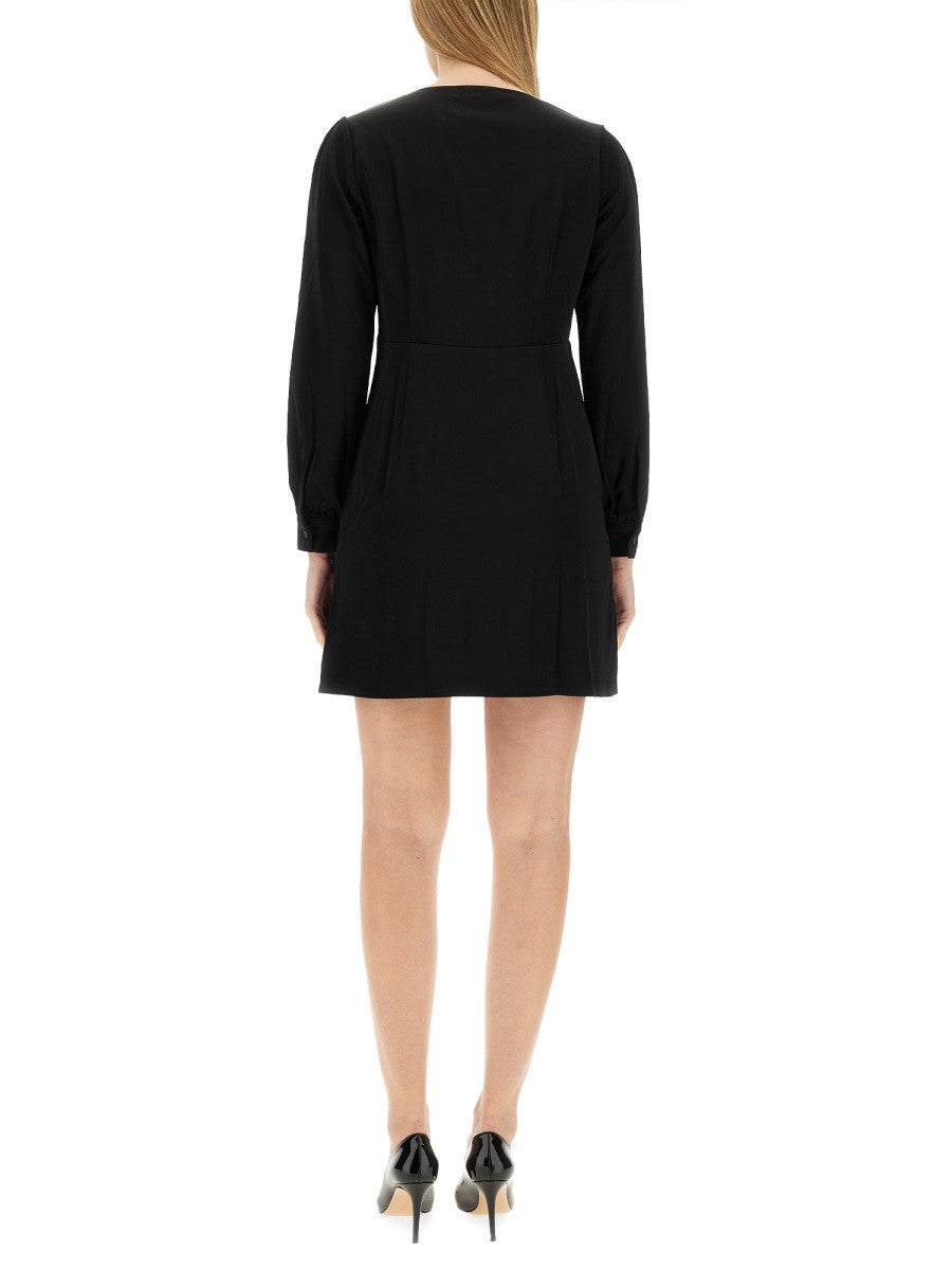 MICHAEL BY MICHAEL KORS V-NECK DRESS