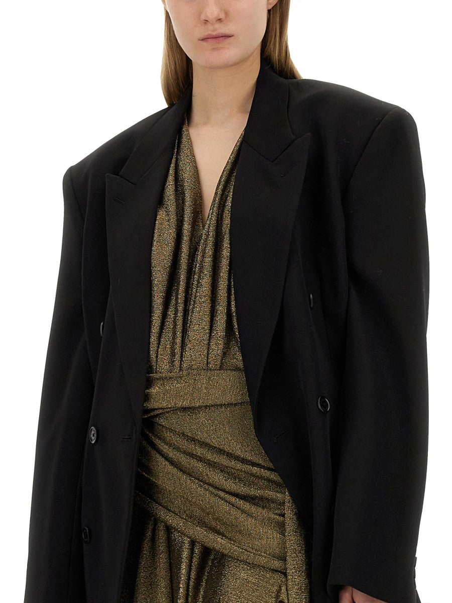 Balenciaga V-NECK DRESS