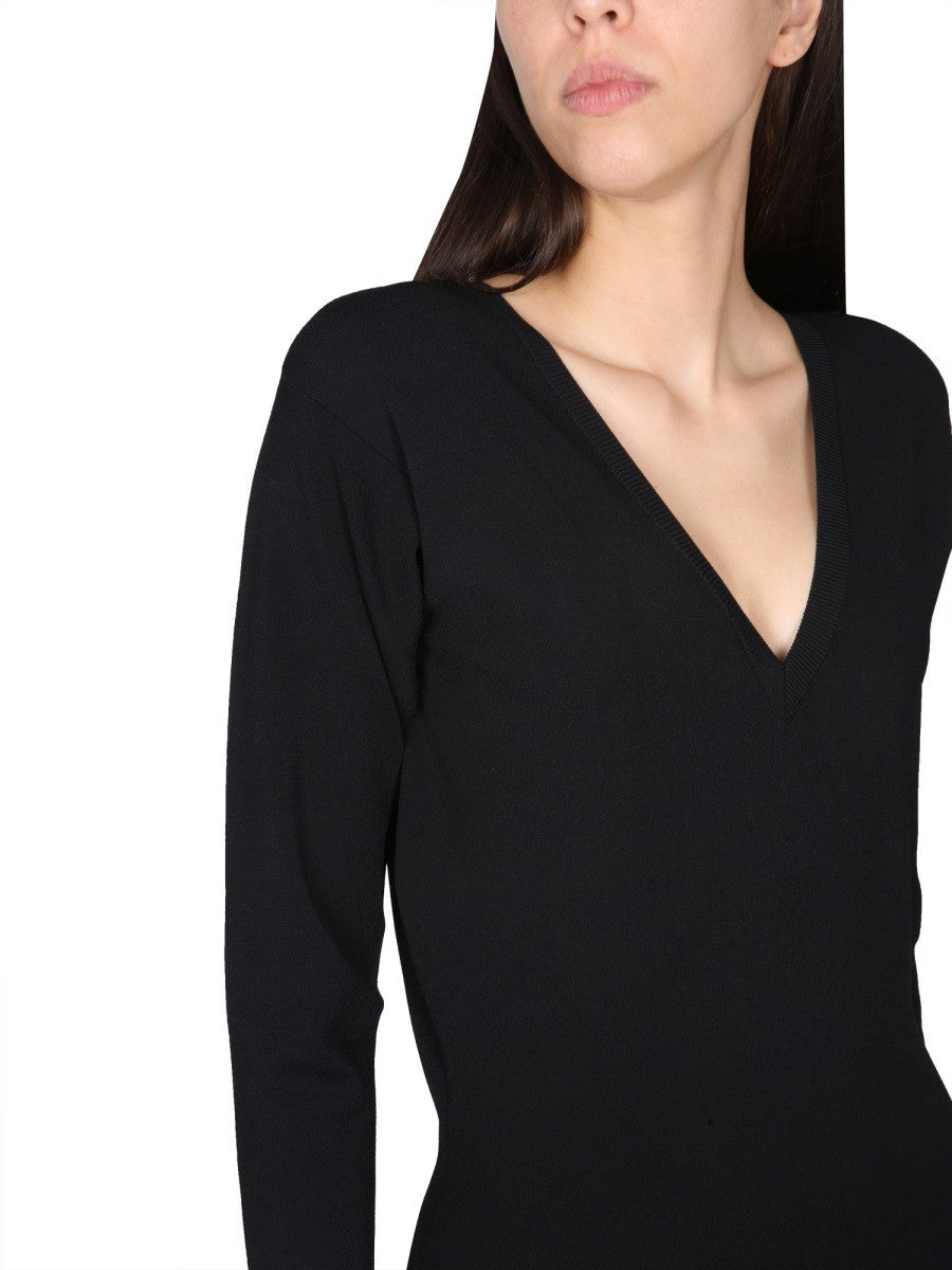 stella mccartney V-NECK DRESS