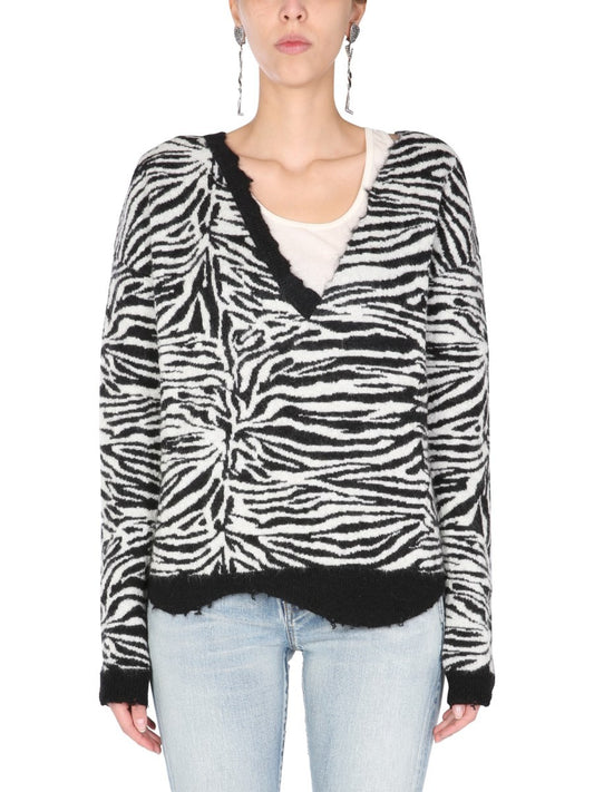 Saint Laurent V-NECK SWEATER