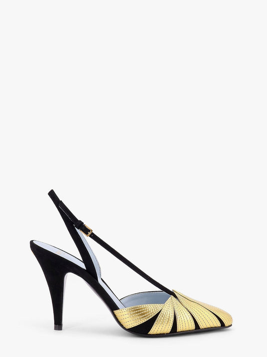 Valentino Garavani Valentino Garavani Foliefoliage suede Décolleté Slingback