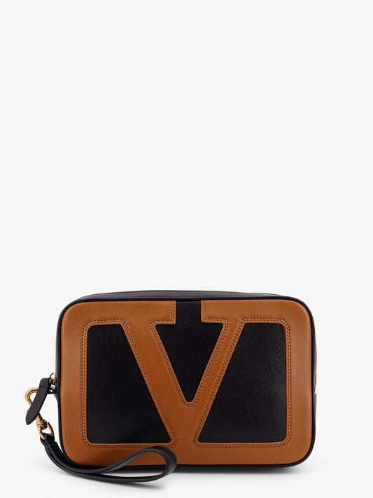 Valentino Garavani Valentino Garavani Viva Superstar leather clutch