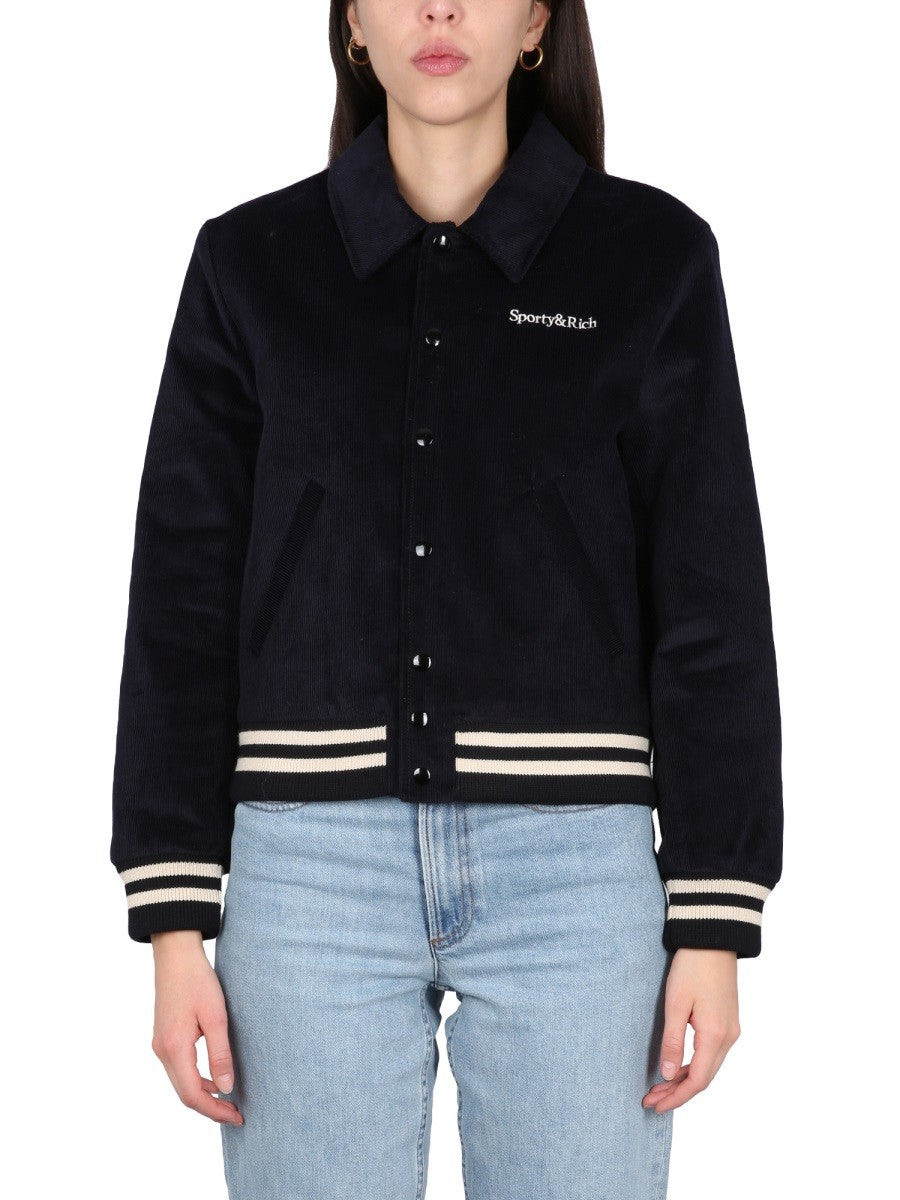 SPORTY&RICH VARSITY JACKET