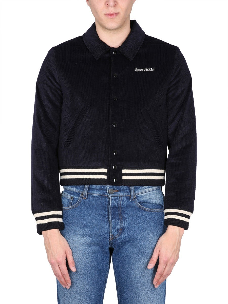 SPORTY&RICH VARSITY JACKET