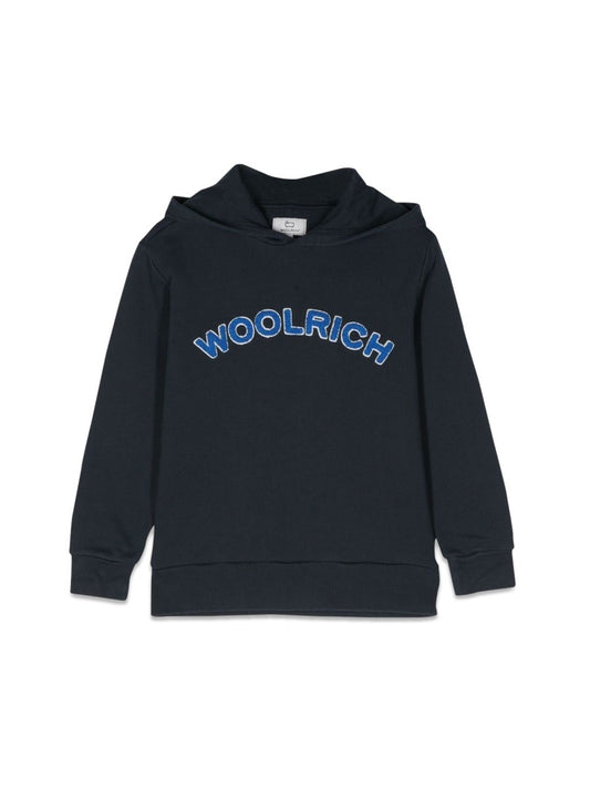 Woolrich varsity logo hoodie