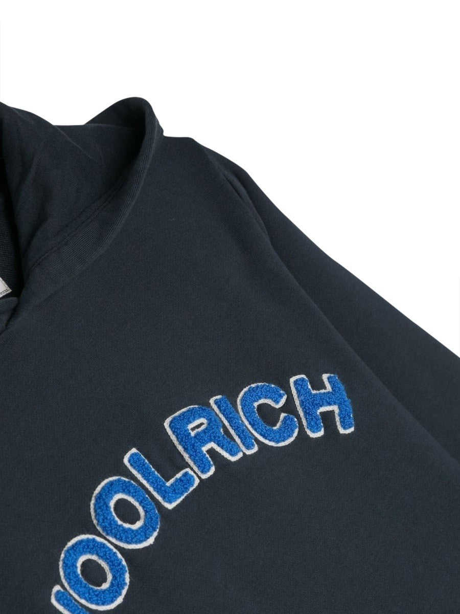 Woolrich varsity logo hoodie