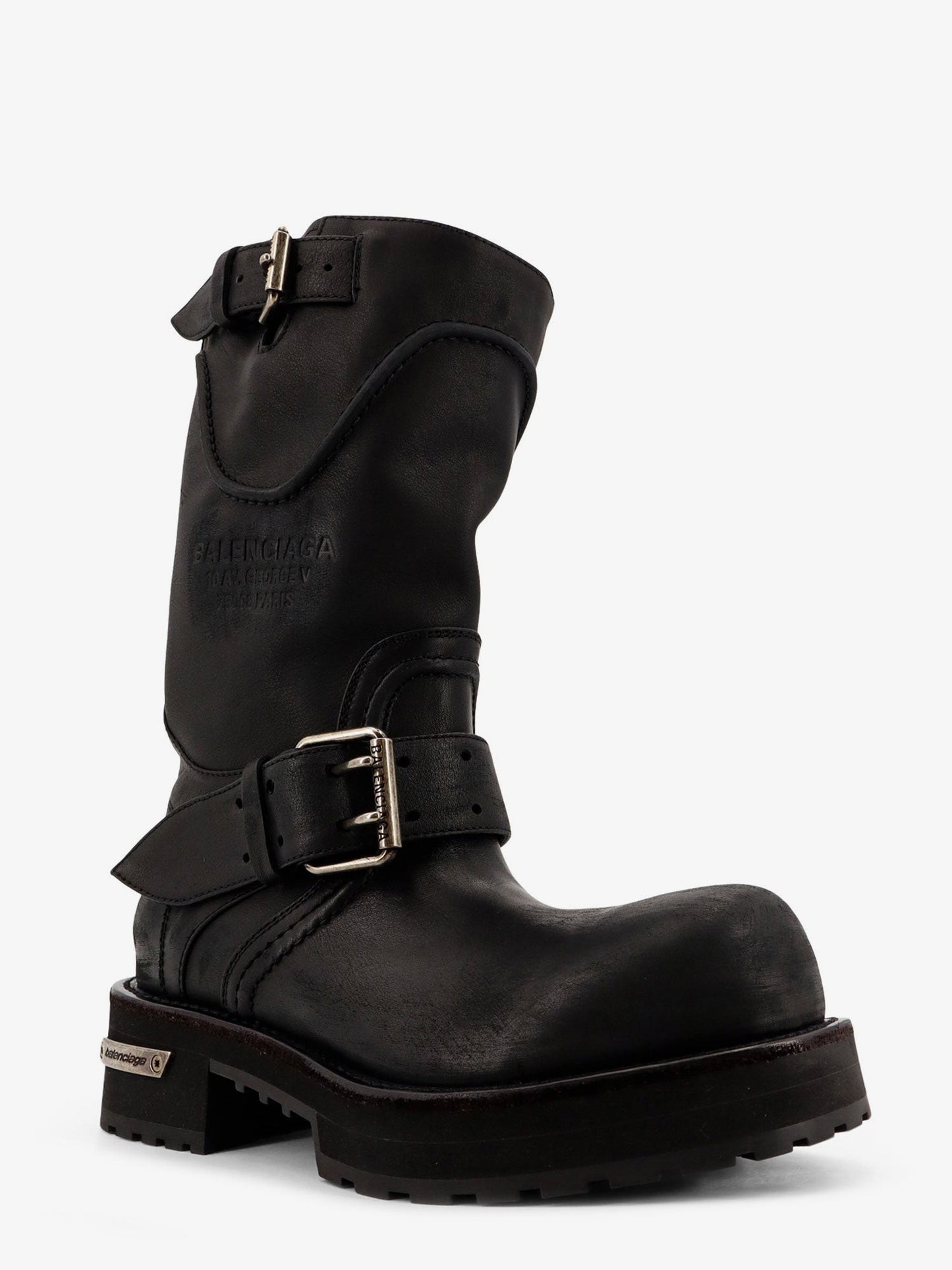 Balenciaga Venom leather boots
