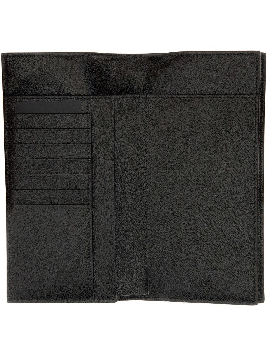 TOM FORD VERTICAL LEATHER WALLET