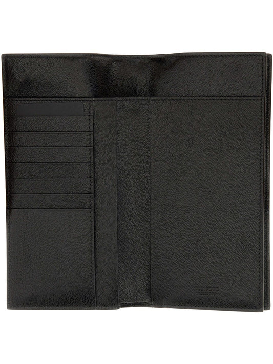 TOM FORD VERTICAL LEATHER WALLET