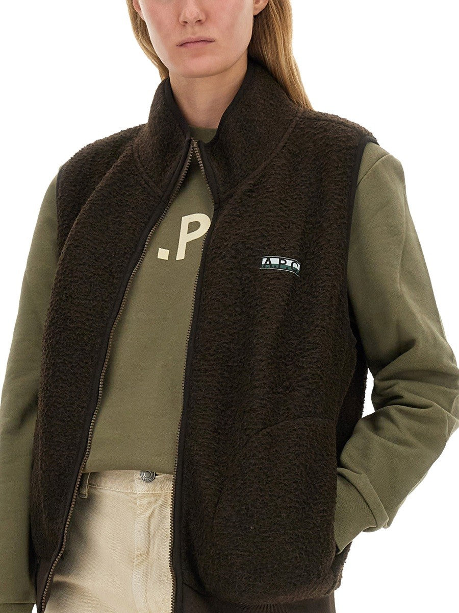 A.P.C. VESTS WITH LOGO