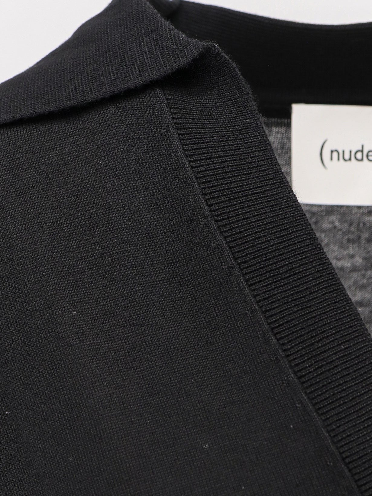 NUDE Virgin wool maxi polo shirt