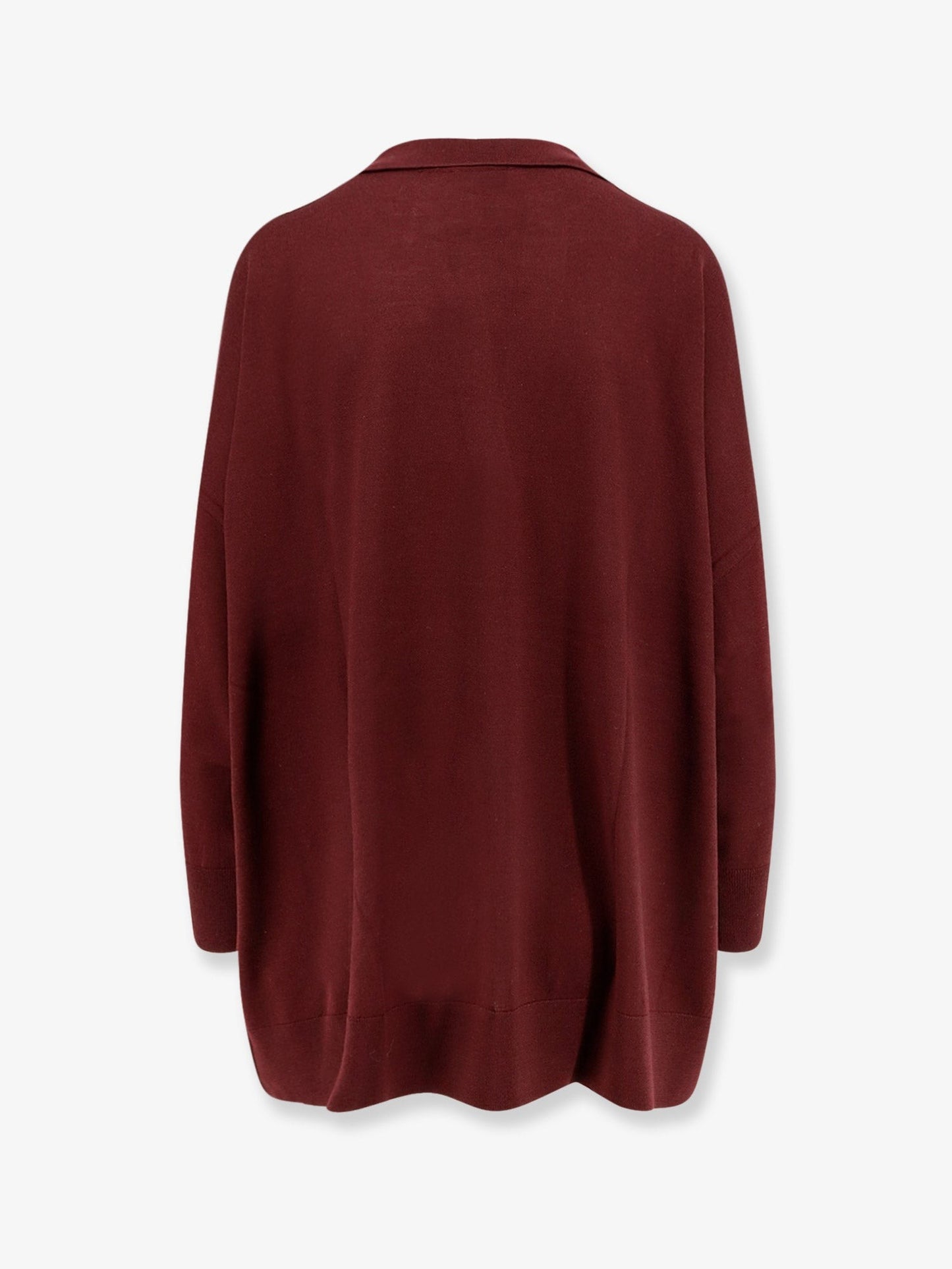 NUDE Virgin wool maxi polo shirt