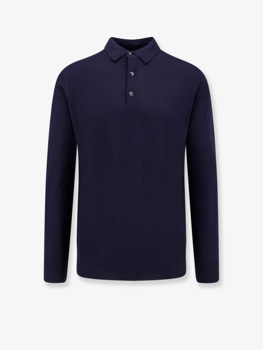 LORO PIANA Virgin wool polo shirt