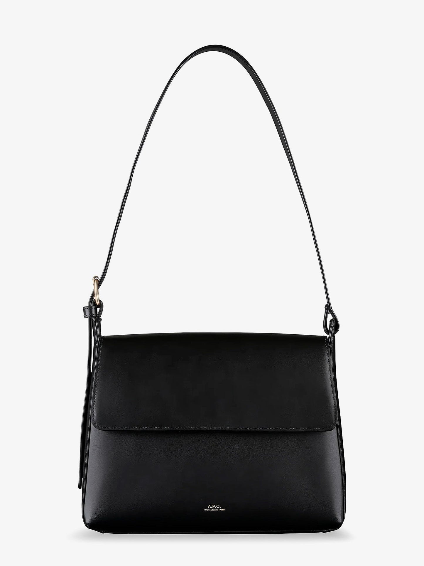 A.P.C. Virginie Flap leather shoulder bag