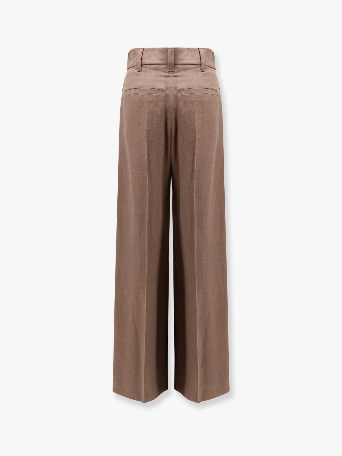 Brunello Cucinelli Viscose and linen trouser with frontal pinces