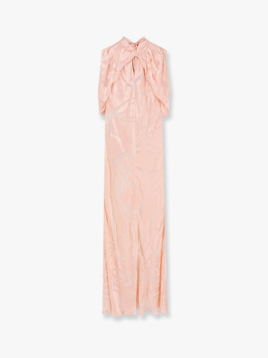 alberta ferretti Viscose and silk long dress
