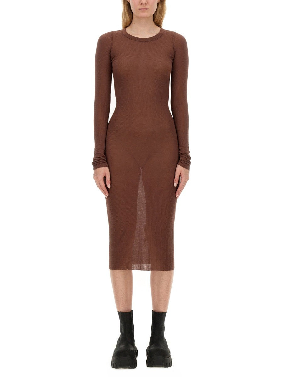 RICK OWENS VISCOSE DRESS