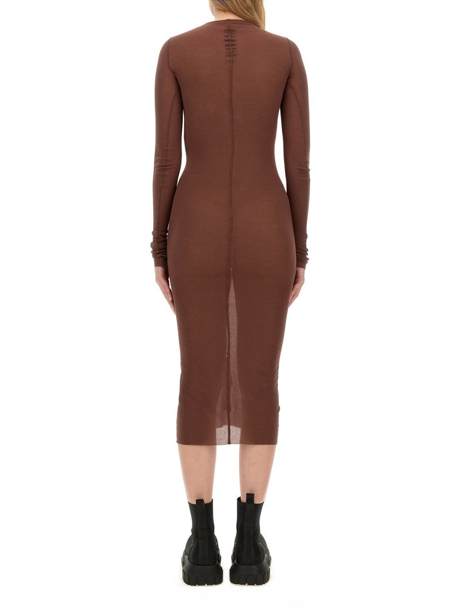 RICK OWENS VISCOSE DRESS