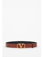 Valentino Garavani Vlogo leather belt