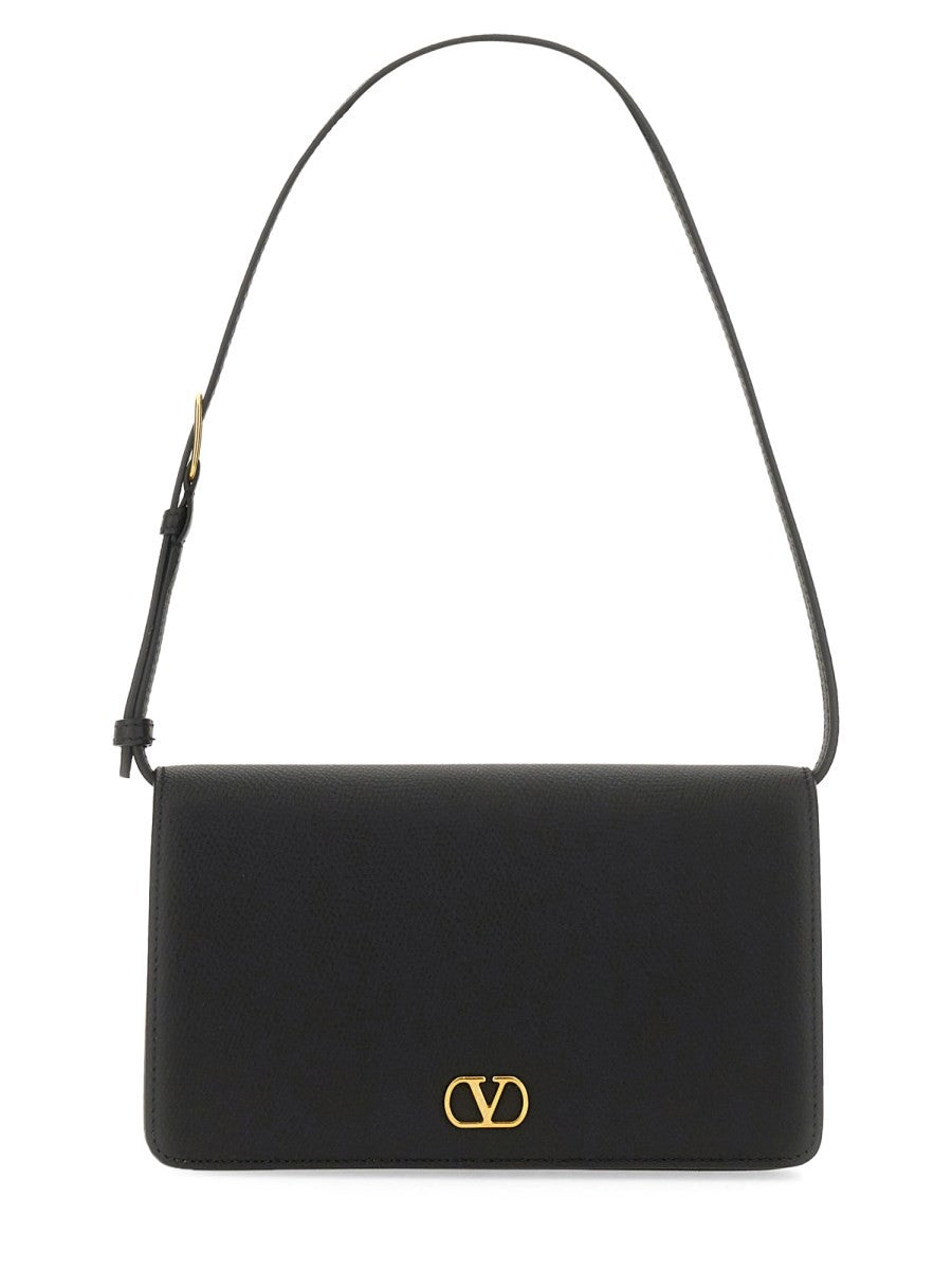 Valentino Garavani VLOGO SIGNATURE SHOULDER STRAP WALLET