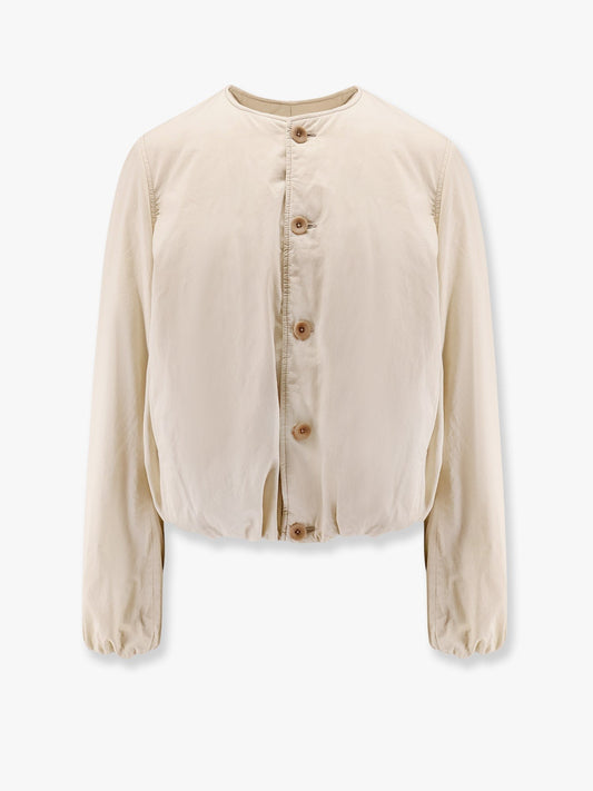 LEMAIRE Wadded blouson padded cotton satin jacket