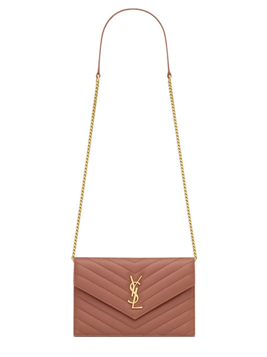 Saint Laurent WALLET WITH CHAIN "ENVELOPE CASSANDRE"