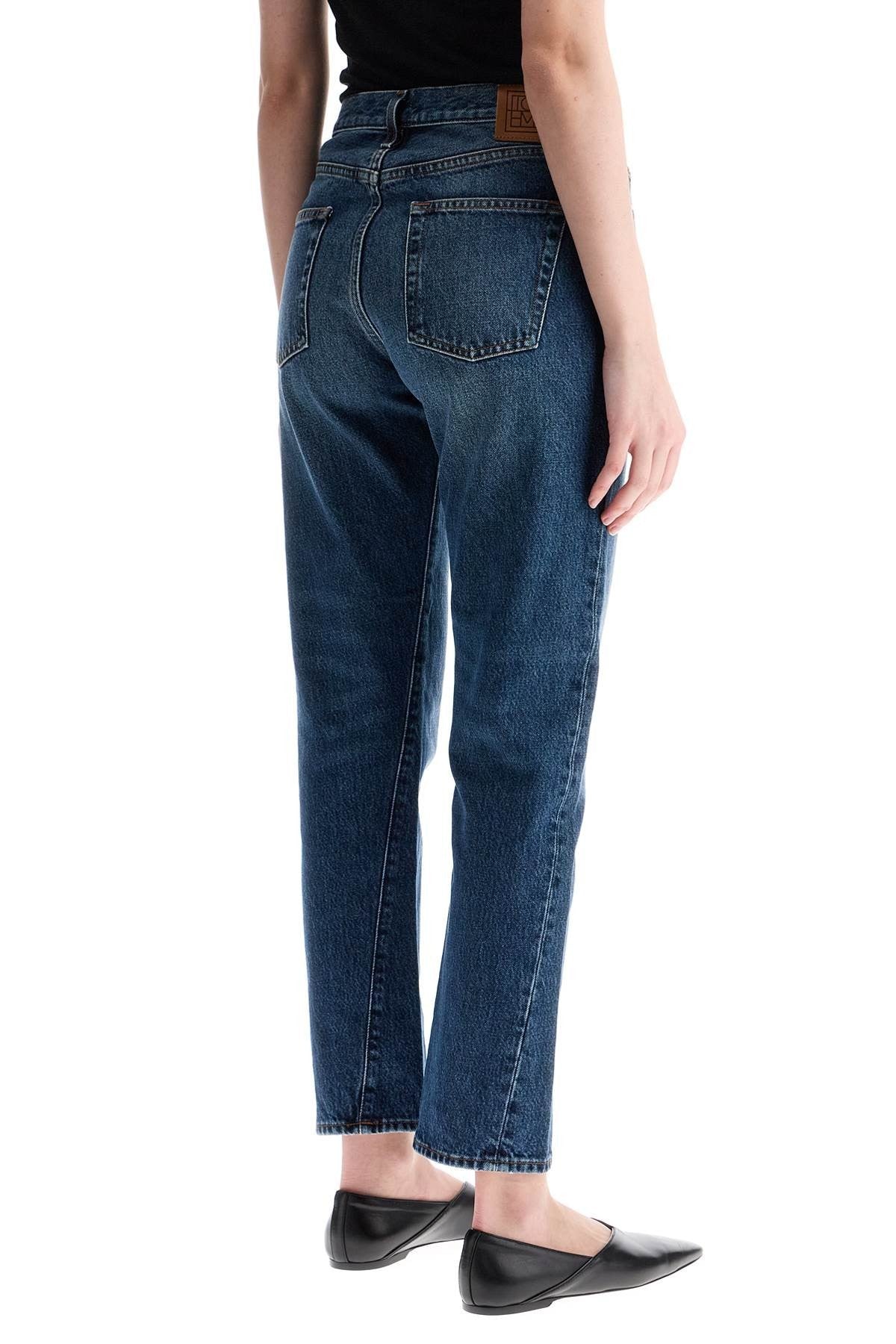 TOTEME washed blue organic cotton jeans