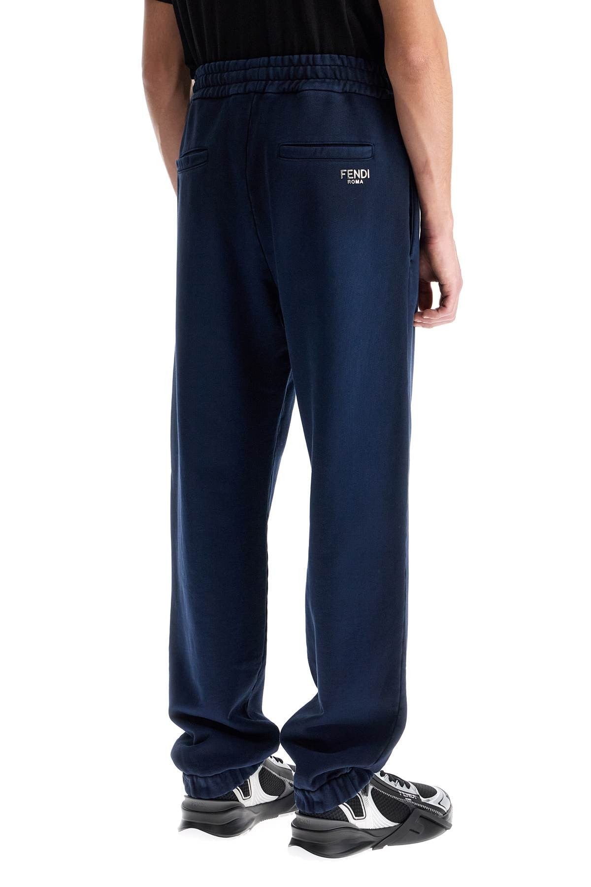 Fendi washed cotton joggers for