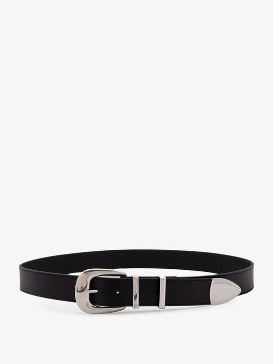 Celine Western leather belt