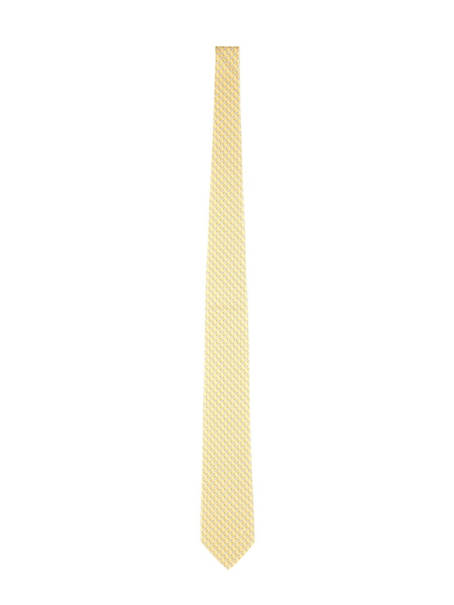 Ferragamo WHALE PRINT TIE