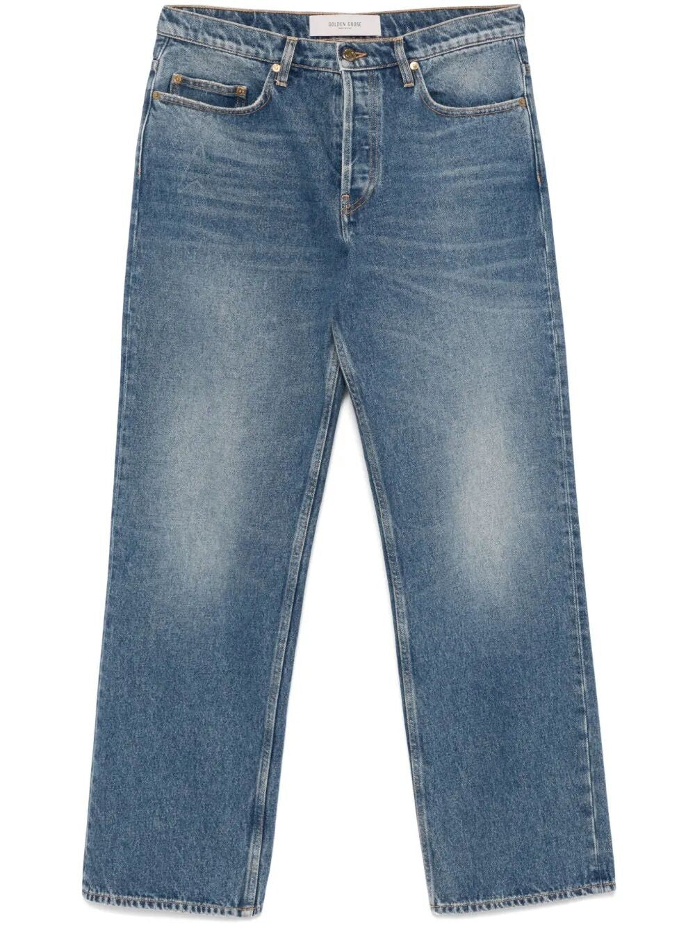 Golden Goose Deluxe Brand whiskering-effect jeans