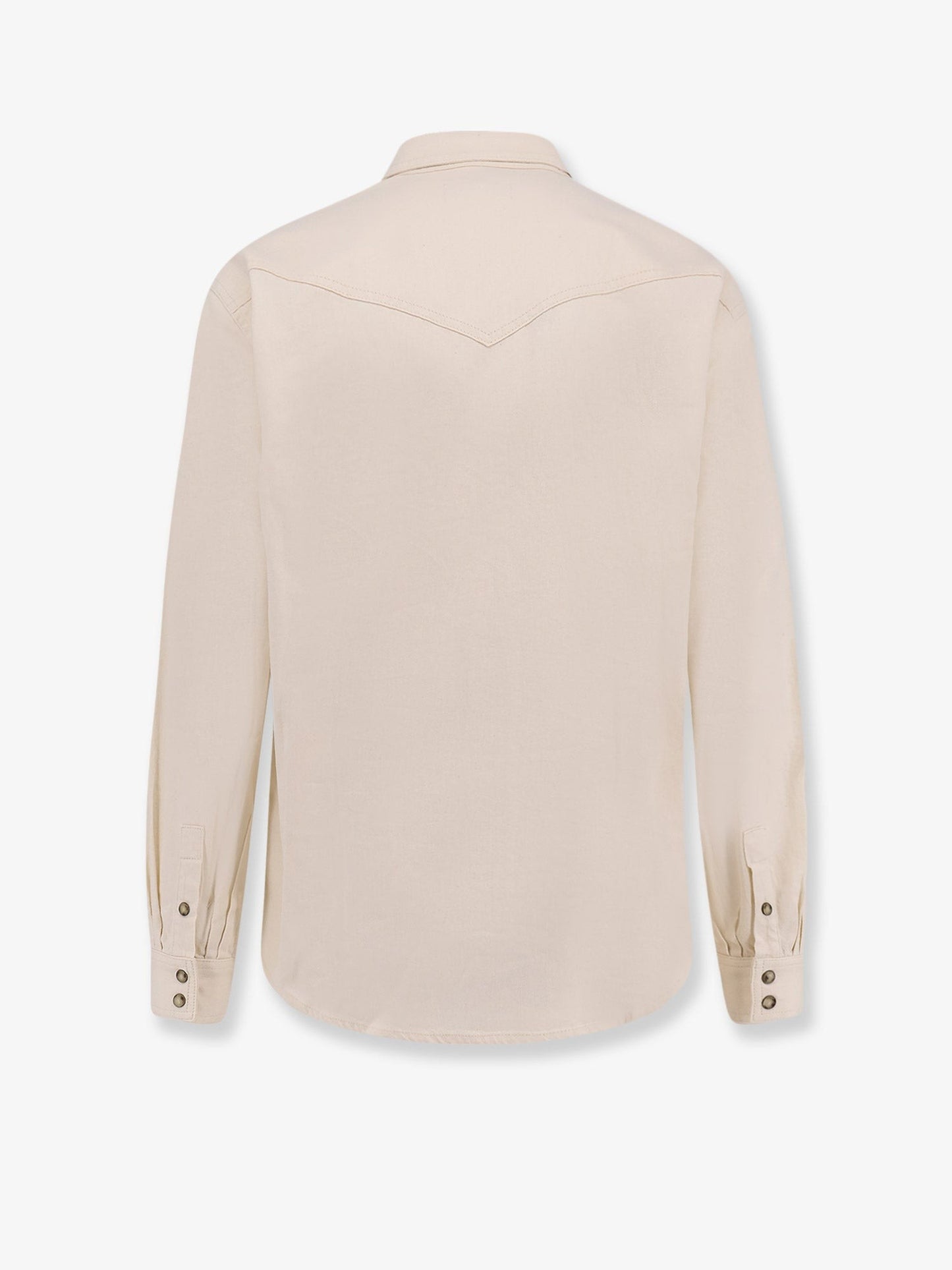 Lardini White denim shirt